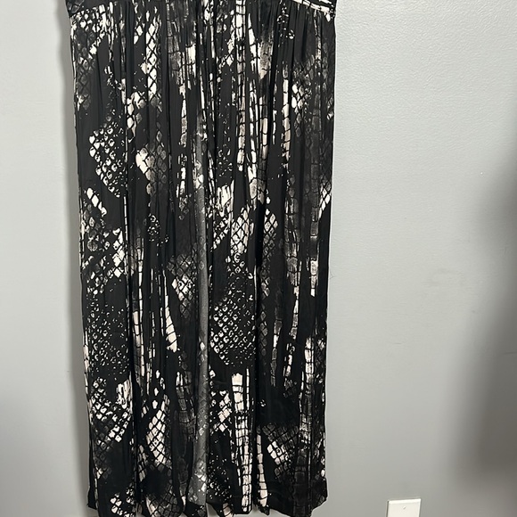 Intimately Free People So Long Robe In Black Combo Snake Print Short Sleeve sz M - Picture 6 of 16